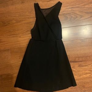 Black mini dress